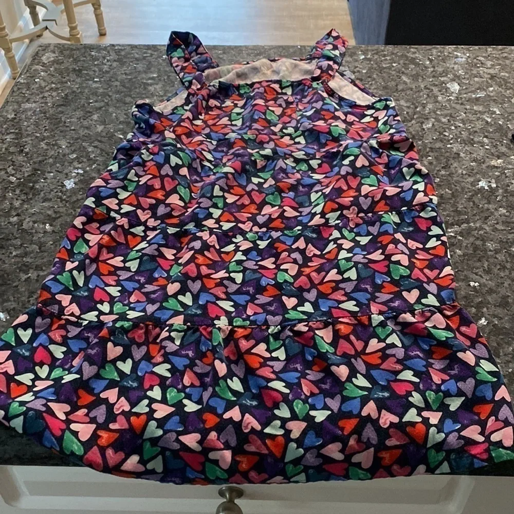 Wonder Nation Big Girls Graphic Heart Dress + Long&Short Sleeve Tees bundle